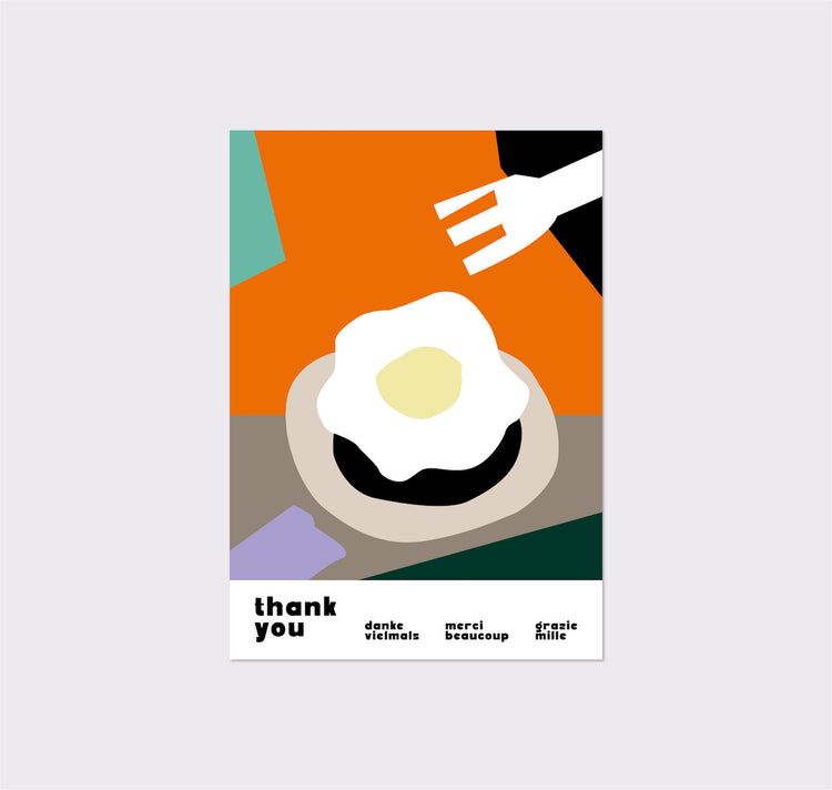 GINNY - Set di cartoline "Grazie" (6 cartoline)