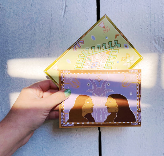 Samira Belorf - Postkartenset „Sisters“