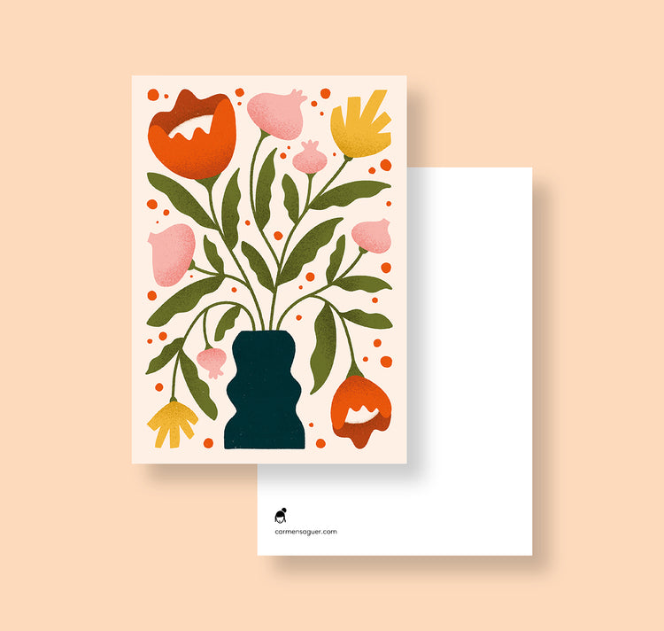 Carmen Saguer - Postkartenset "Danke"