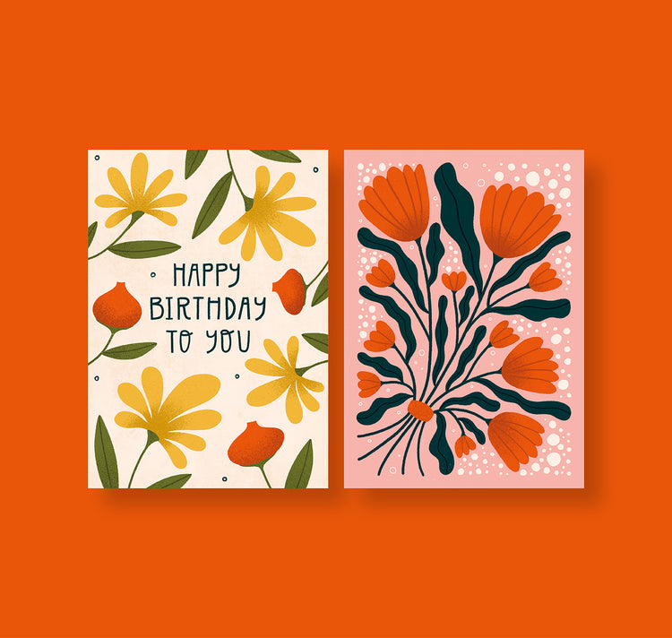 Carmen Saguer - Postkartenset "Geburtstag"