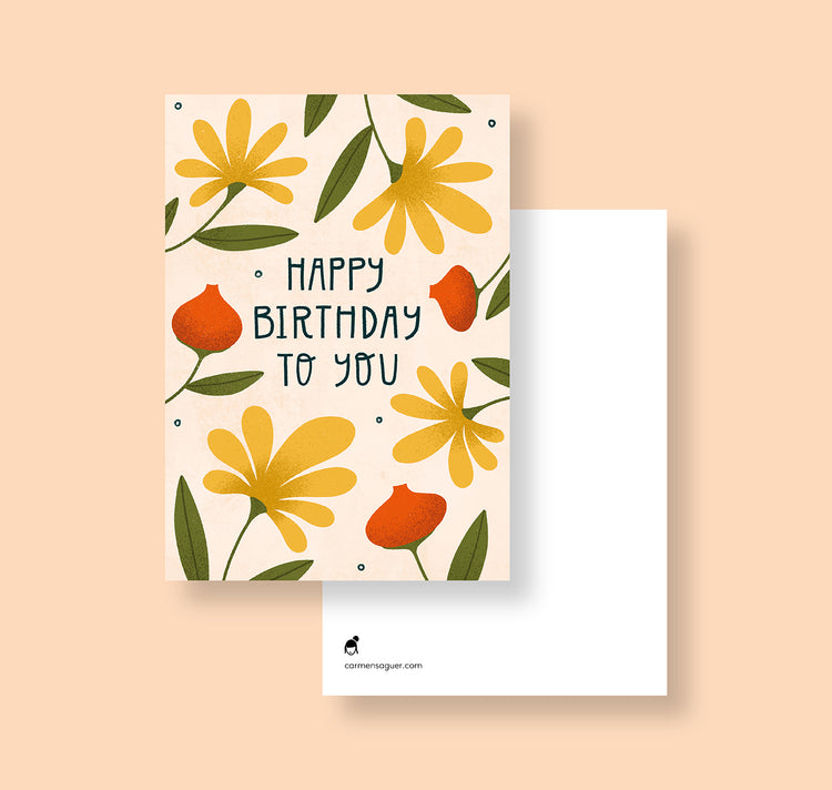 Carmen Saguer - Postkartenset "Geburtstag"