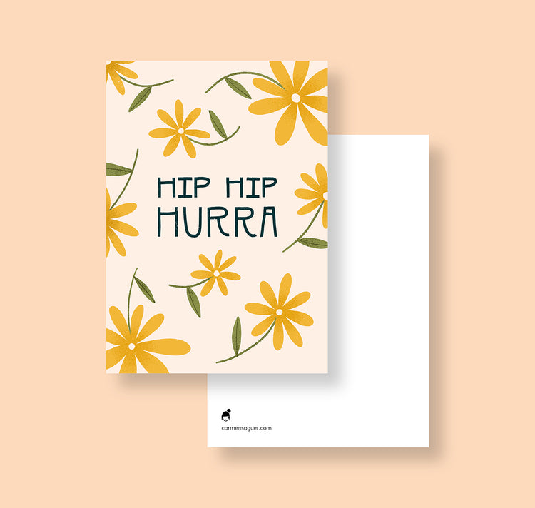 Carmen Saguer - Postkartenset "Hurra"