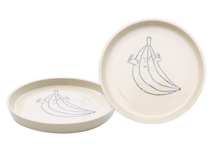 eifach öppis x bol maman - Teller "Banane" (Unikat)