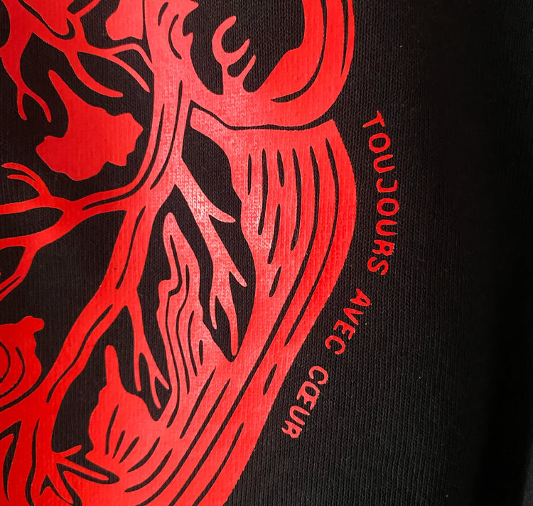 GINNY - maglione unico “toujours avec coeur”