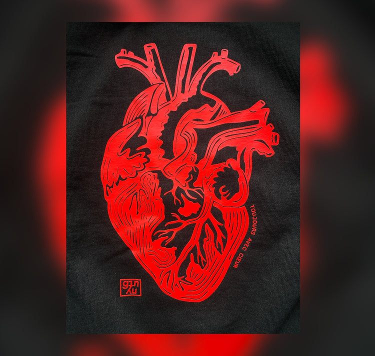 GINNY - maglione unico “toujours avec coeur”