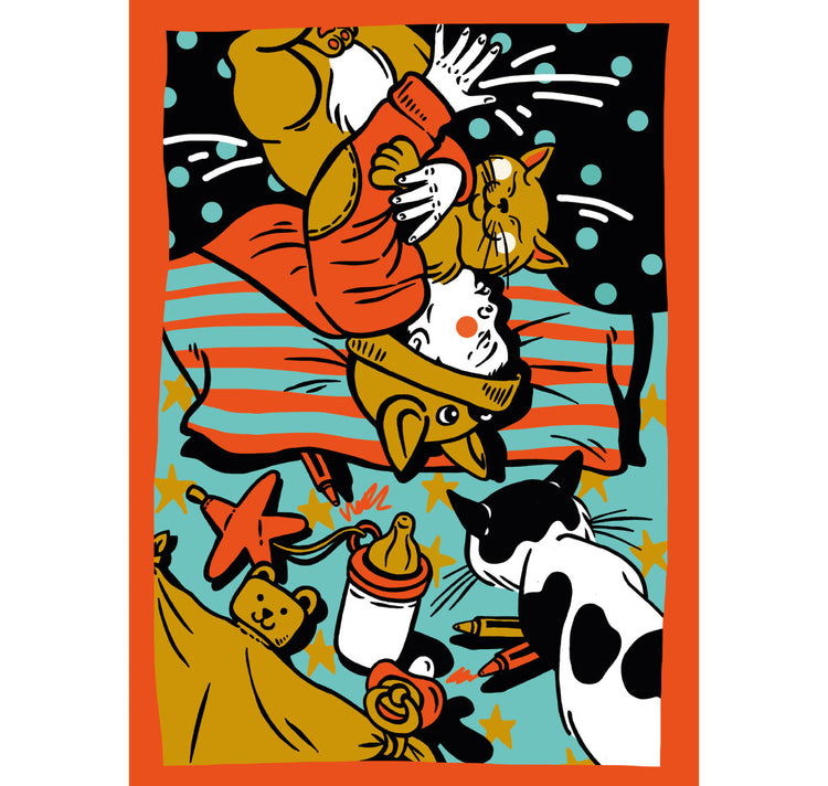 Line Rime - Biglietto di auguri "Benvenuto"