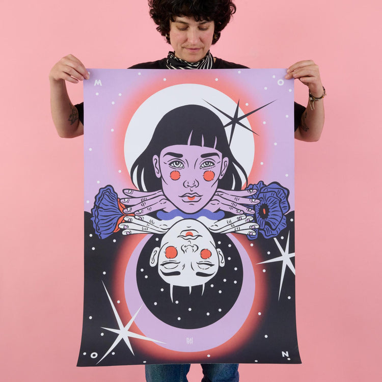 SAFU / Sarah Furrer - Poster "La Luna"