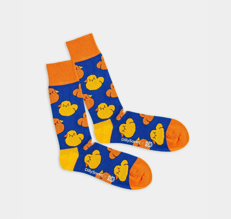 Alba De Zanet x Dilly Socks - Socks "Rubber Duck Butts"