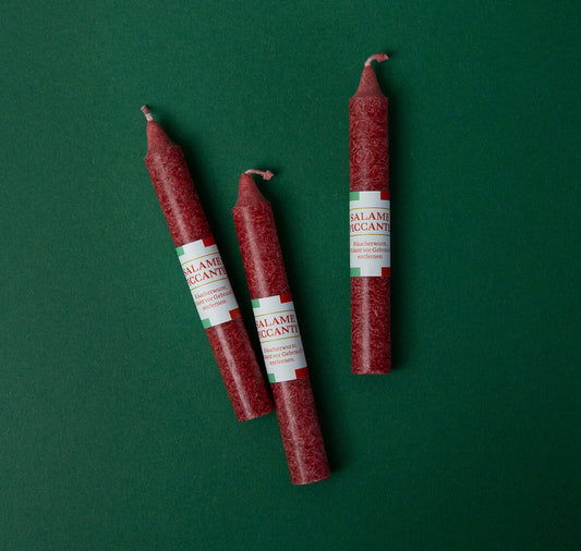 Studio Ciao - Räuchersalami 3er-Set (kleine Kerzen)