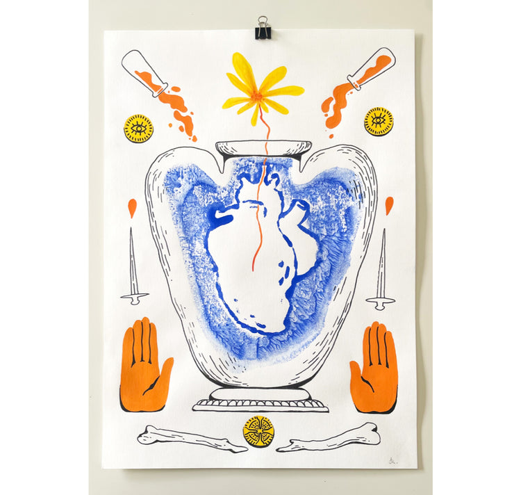 Sarah Rothenberger - Affiche "Baignoire"