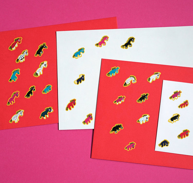 Anna-Lisa Schneeberger - Stickerbogen "Ponies“