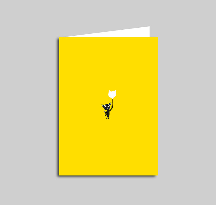 Anna-Lisa Schneeberger - Grusskarte "Ballon"