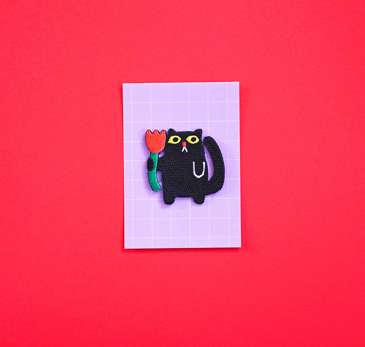 PAPAPATCH - Patch "Blumenkatze"