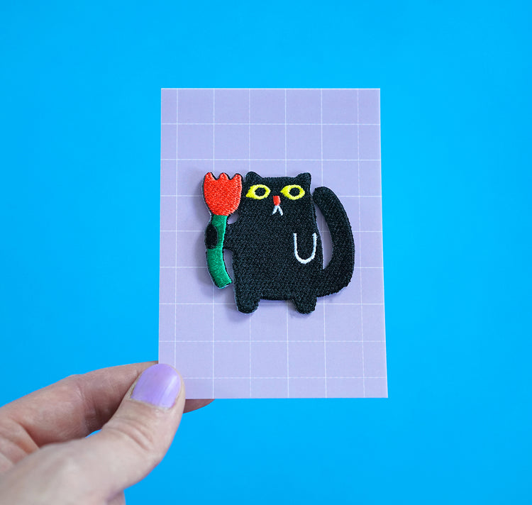 PAPAPATCH - Patch "Blumenkatze"