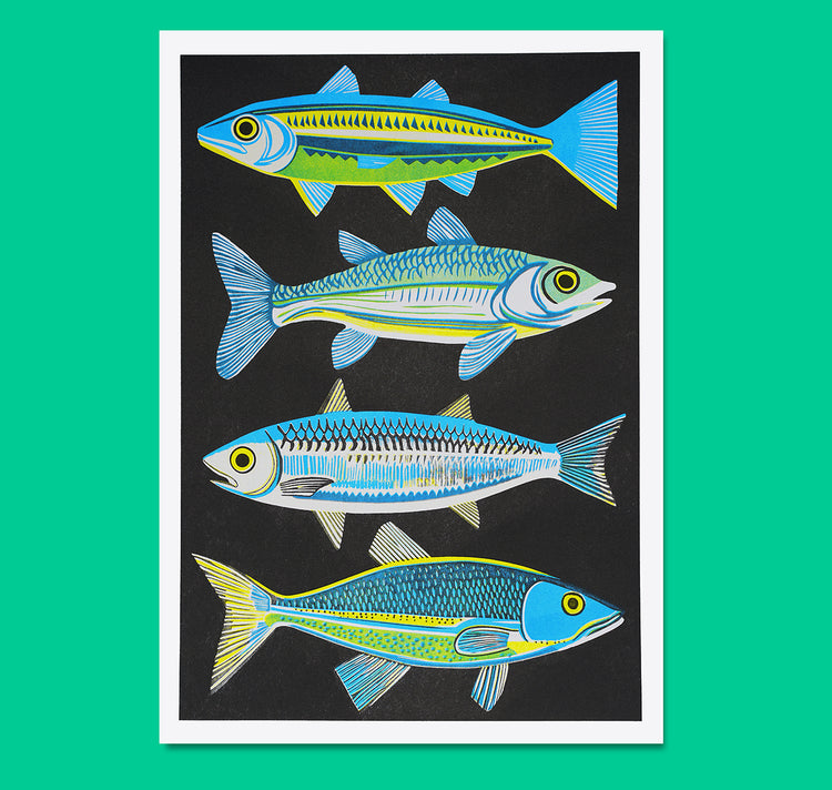 Anna-Lisa Schneeberger - Plakat "Fische"