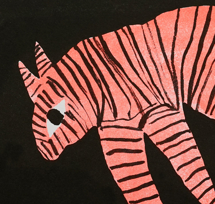 Anna-Lisa Schneeberger - Plakat "Tigerkatze" (Neon Orange)