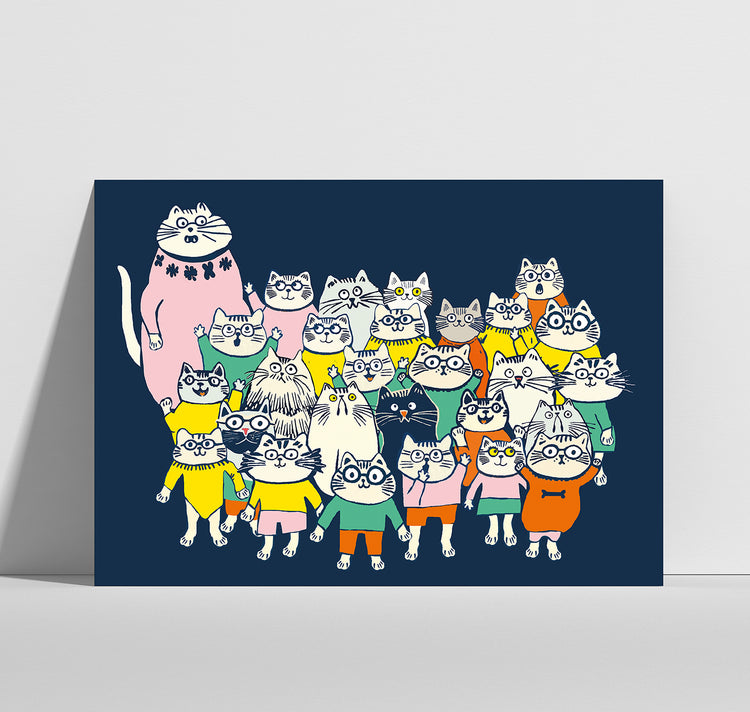 Anna-Lisa Schneeberger - Postkarte "Classe Büsi"