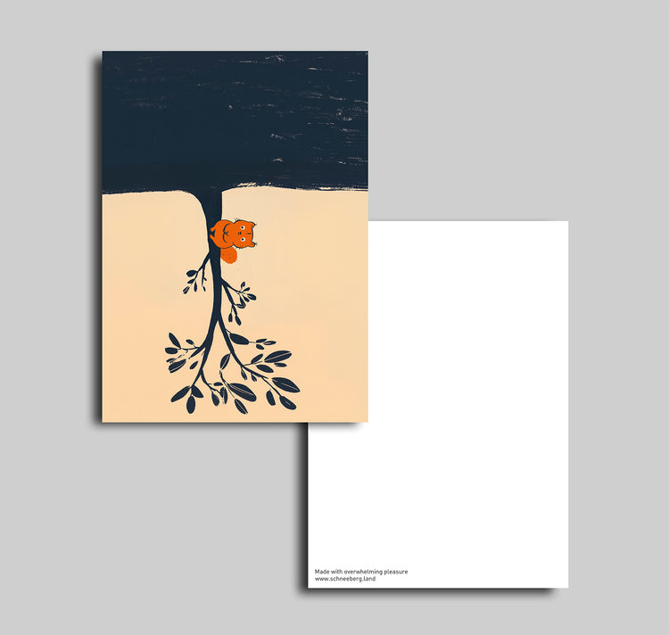 Anna-Lisa Schneeberger - Postkarte "Eichhörnchen"