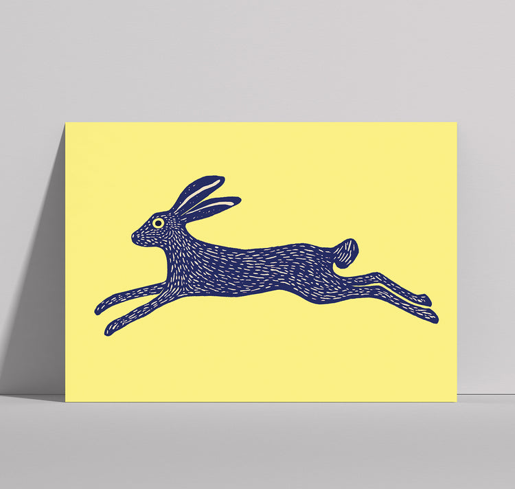 Anna-Lisa Schneeberger - Postkarte "Hase"