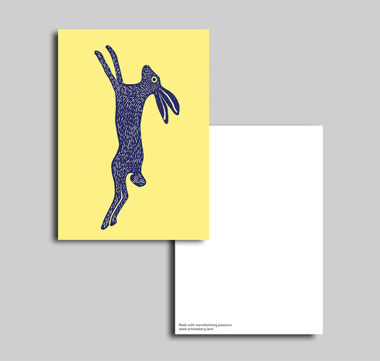 Anna-Lisa Schneeberger - Postkarte "Hase"
