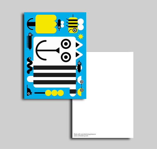 Anna-Lisa Schneeberger - Postkarte "Hi"