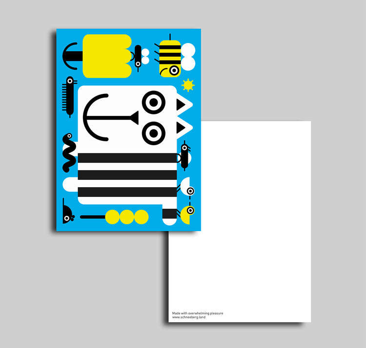 Anna-Lisa Schneeberger - Postkarte "Hi"