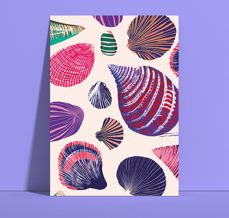 Anna-Lisa Schneeberger - Postkarte "Muscheln"