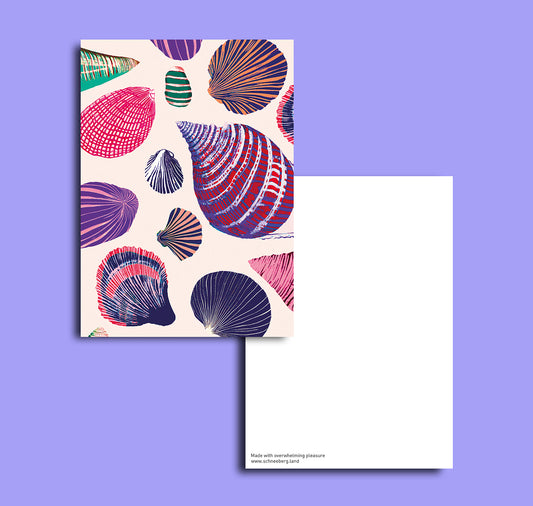 Anna-Lisa Schneeberger - Postkarte "Muscheln"
