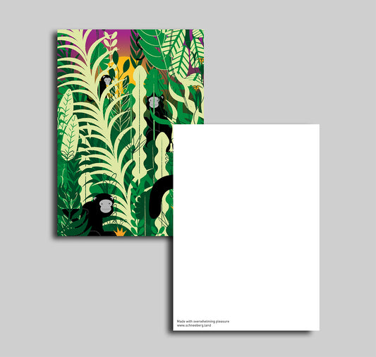 Anna-Lisa Schneeberger - Postkarte "Dschungel"