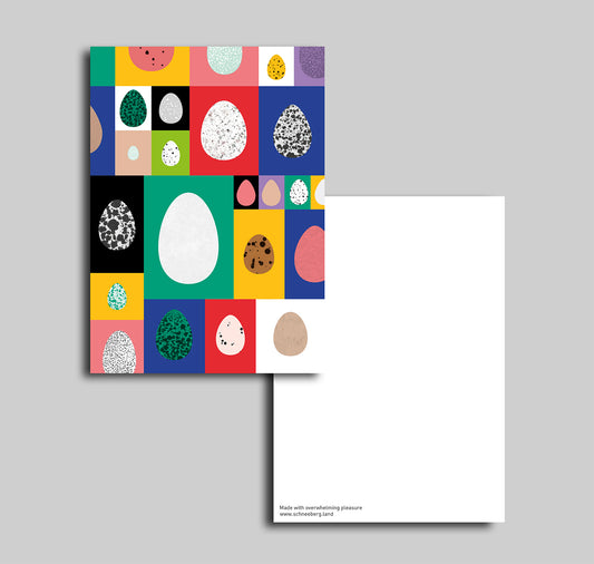 Anna-Lisa Schneeberger - Postkarte "Eier"