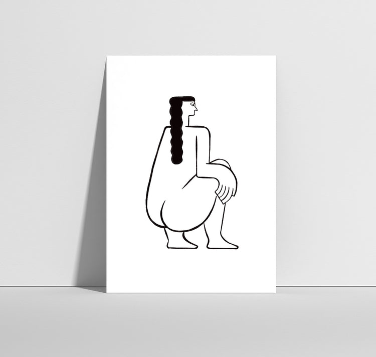 Anna-Lisa Schneeberger - Postkarte "Frau"