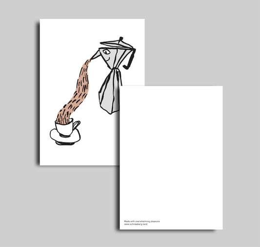 Anna-Lisa Schneeberger - Postkarte "Kaffee"