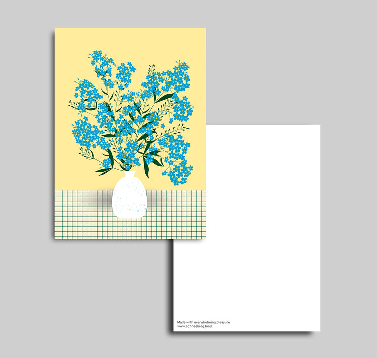 Anna-Lisa Schneeberger - Cartolina "Non ti scordar di me"