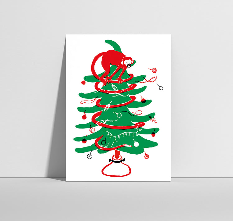 Anna-Lisa Schneeberger - Postkarte "Weihnachtsbaum"