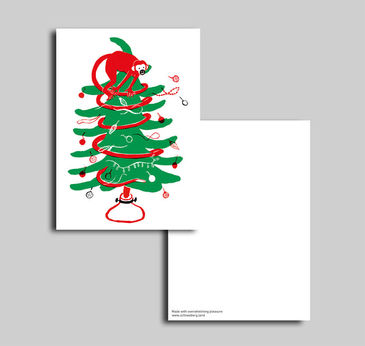 Anna-Lisa Schneeberger - Postkarte "Weihnachtsbaum"