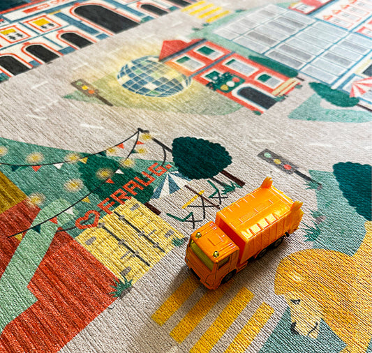 Tappeto da gioco per bambini "Zurigo" (quadrato)