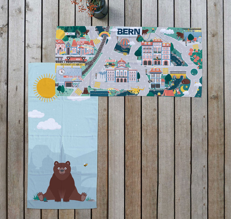 Kinderspielteppich - Mikrofasertuch "Bern"
