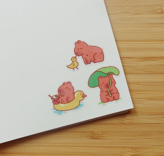 Laura LOW - Stickersheet "Capy Summer"