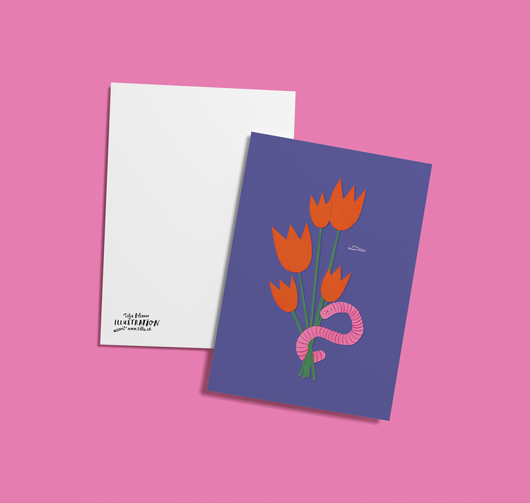 Silja Elsener - Biglietto "Vermi dei fiori"