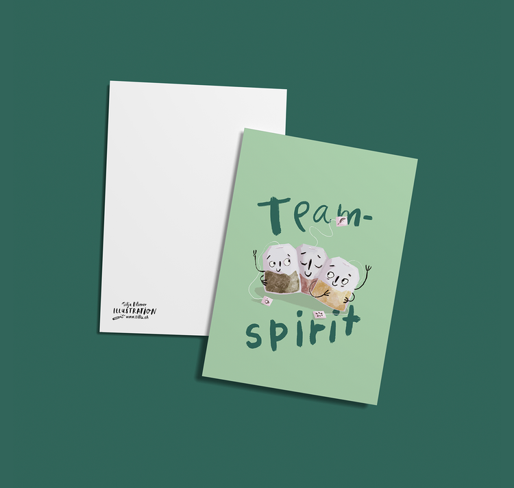 Silja Elsener - Carta “Spirito di squadra”.