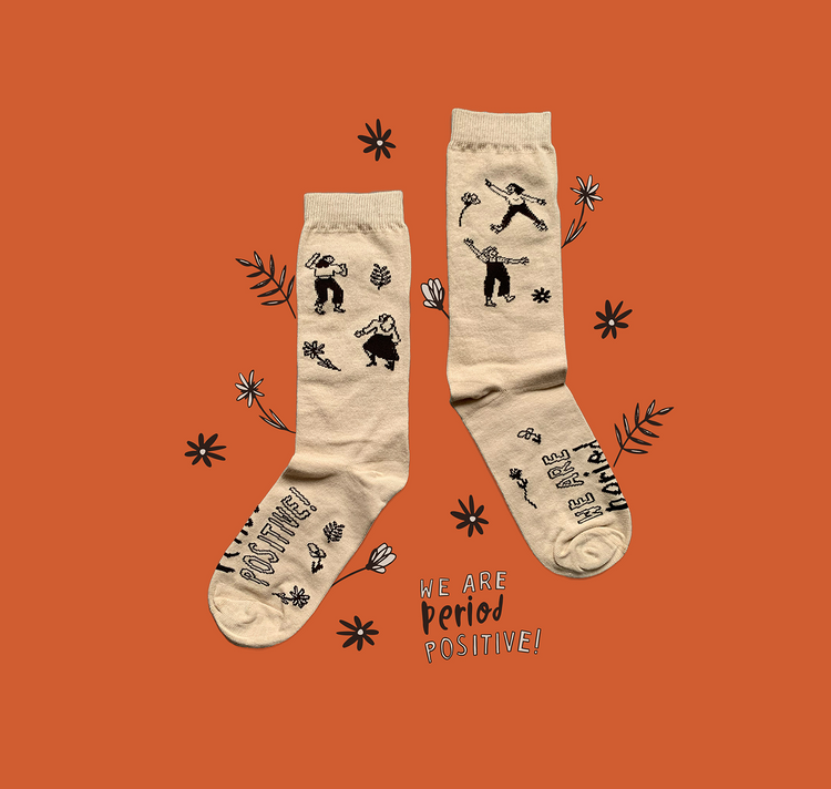 Silja Elsener - Socken "Period Positivity"