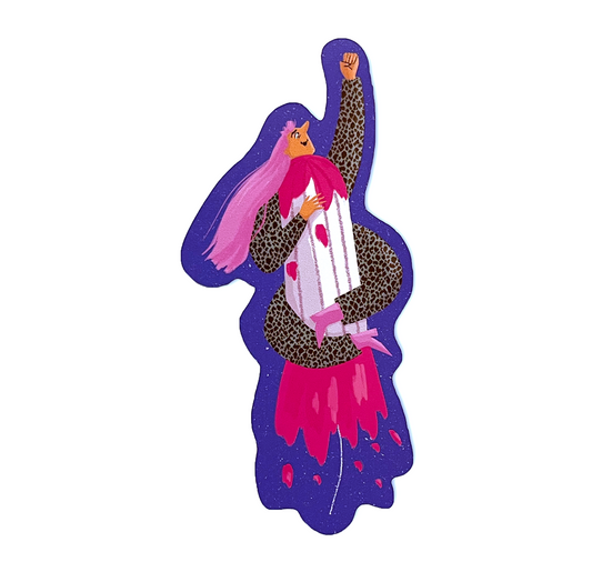 Silja Elsener - Sticker "Menstruators To Power"