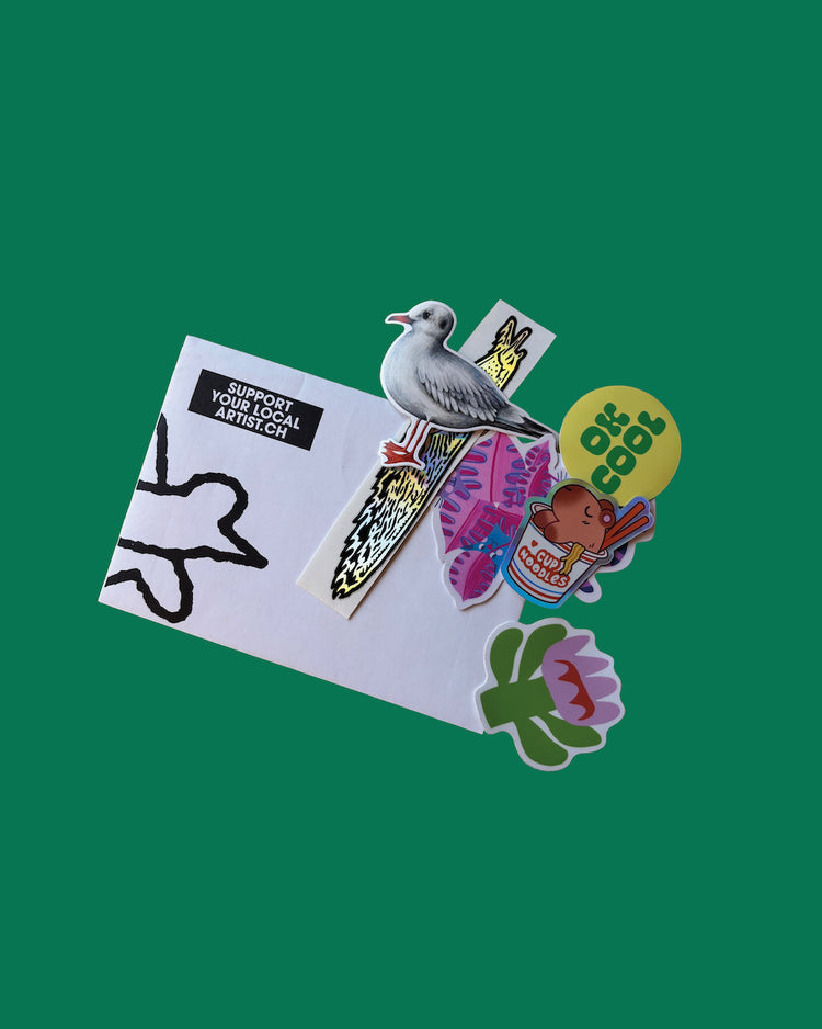 Sticker-Abo für ein Jahr (1. Auslieferung April 2026)