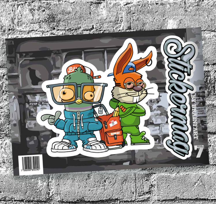 BRAINFART - Stickermagazin Vol. 7