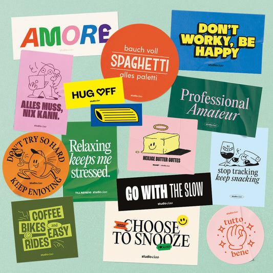 Studio Ciao - Stickerset XXL (bestehend aus 15 Aufklebern)
