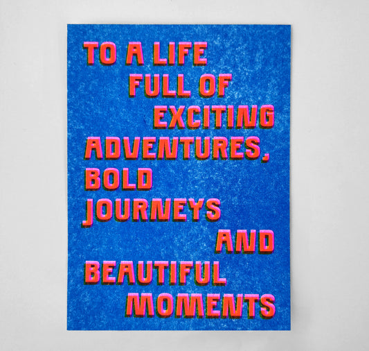 Studio Bitzi - Set de cartes postales Riso "Boum"