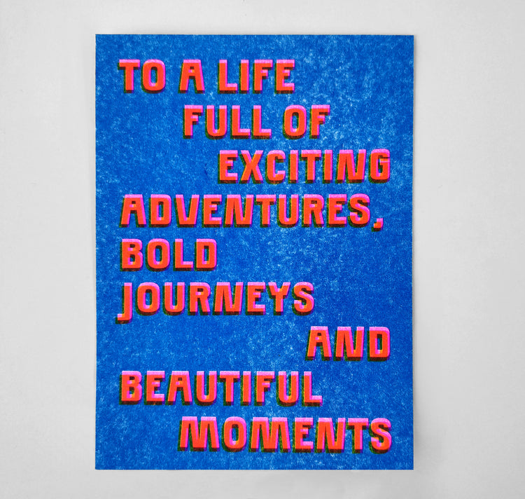 Studio Bitzi - Set de cartes postales Riso "Boum"