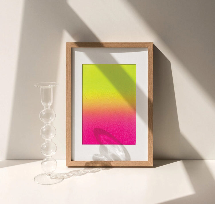 Anne Treichel - Plakat "Gradient" (pink)