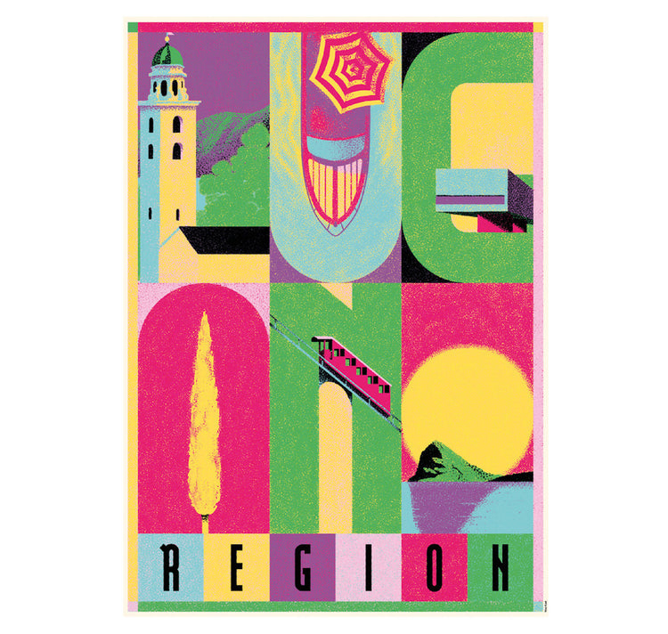 Transhelvetica - Plakat "Lugano"