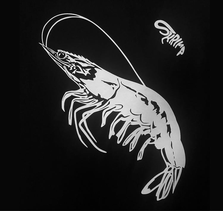 GINNY - Unikat T-Shirt „Shrimp“ (Unisex S)